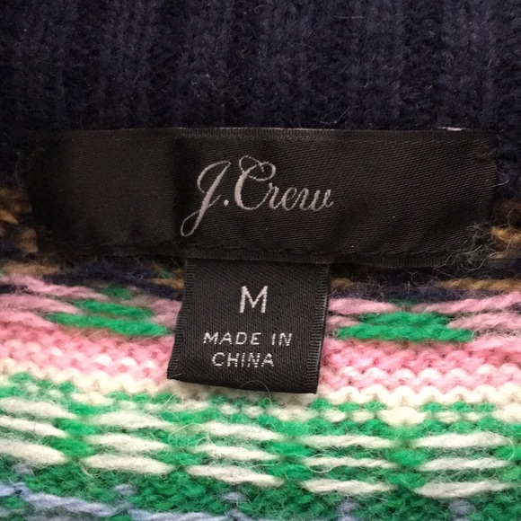 J. Crew Fair Isle Crewneck Sweater - Picture 8 of 9